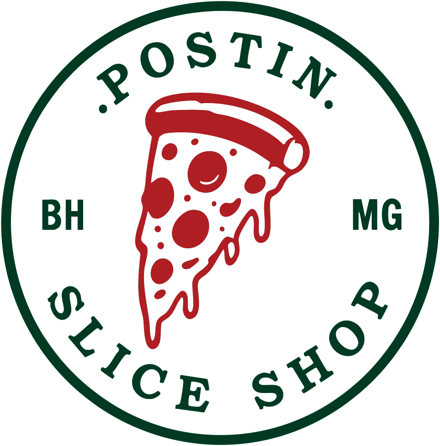Selo oficial postin. Slice Shop — New York Style Pizza · BH · MG